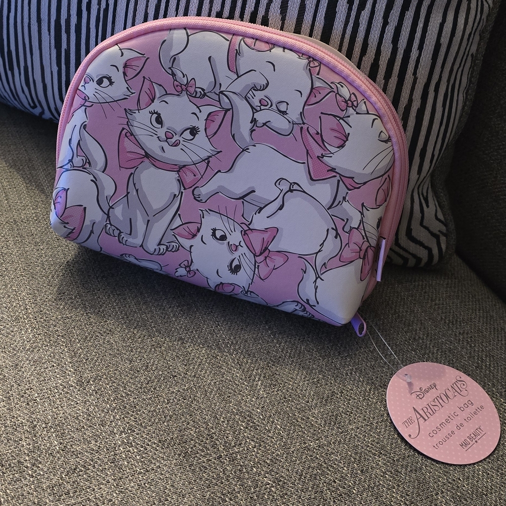 Disney Pink Marie Cosmetic Bag By Mad Beauty